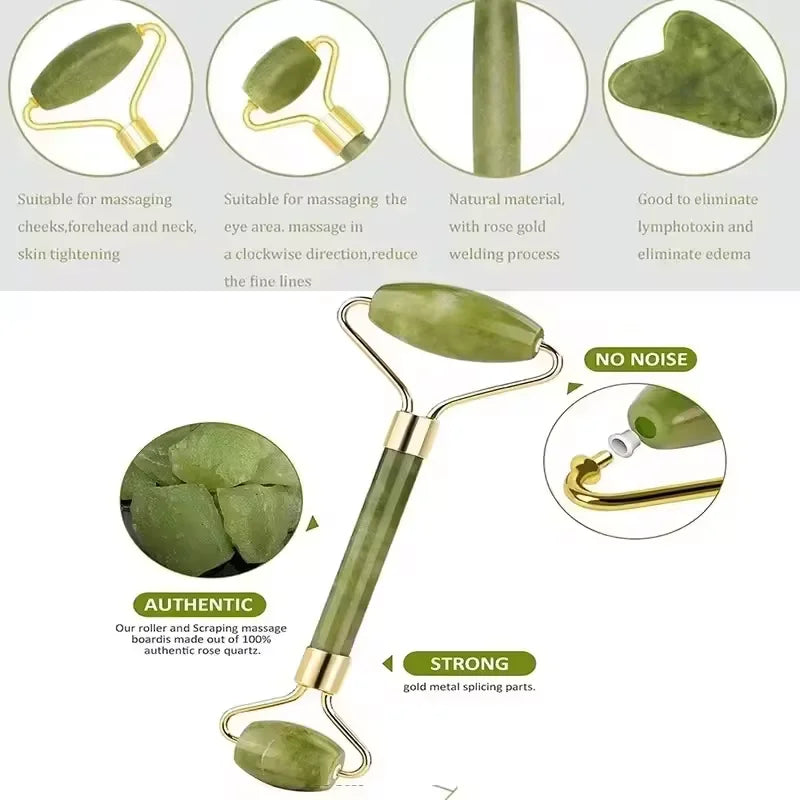 Jade Roller & Gua Sha Set